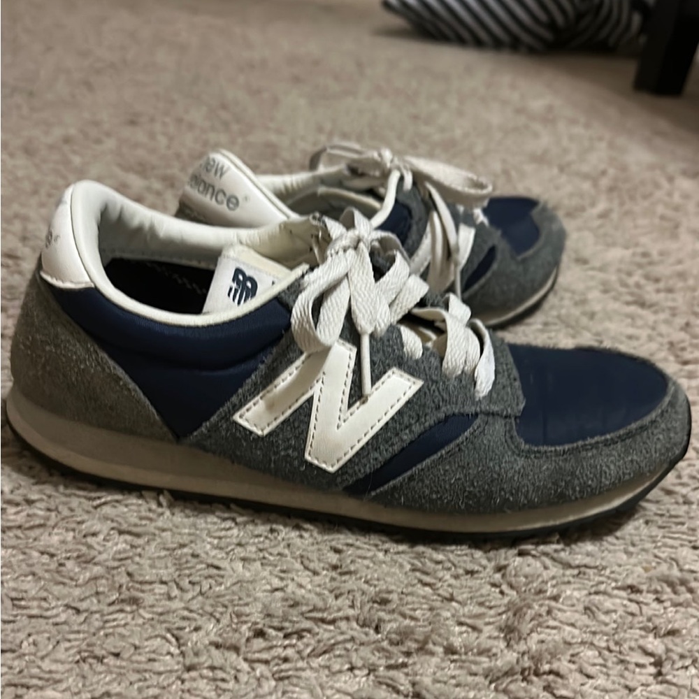 New Balance 420 Retro Suede Sneaker Navy Blue  6.5
